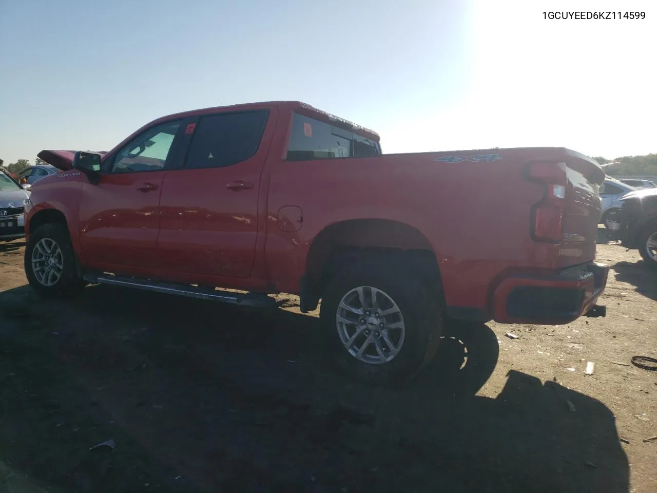 2019 Chevrolet Silverado K1500 Rst VIN: 1GCUYEED6KZ114599 Lot: 70757494