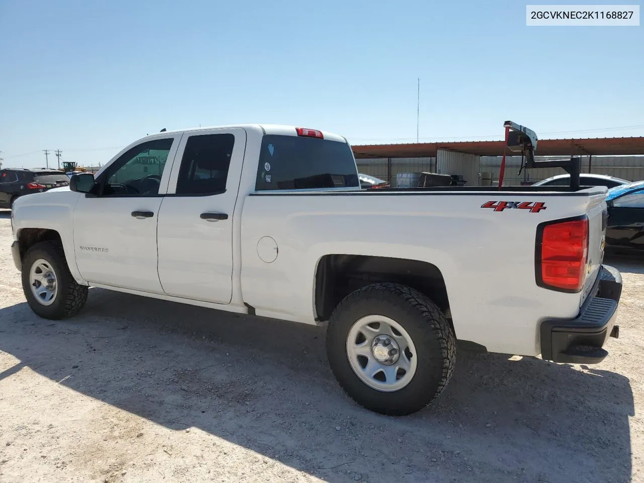 2019 Chevrolet Silverado Ld K1500 Base/Ls VIN: 2GCVKNEC2K1168827 Lot: 70974694