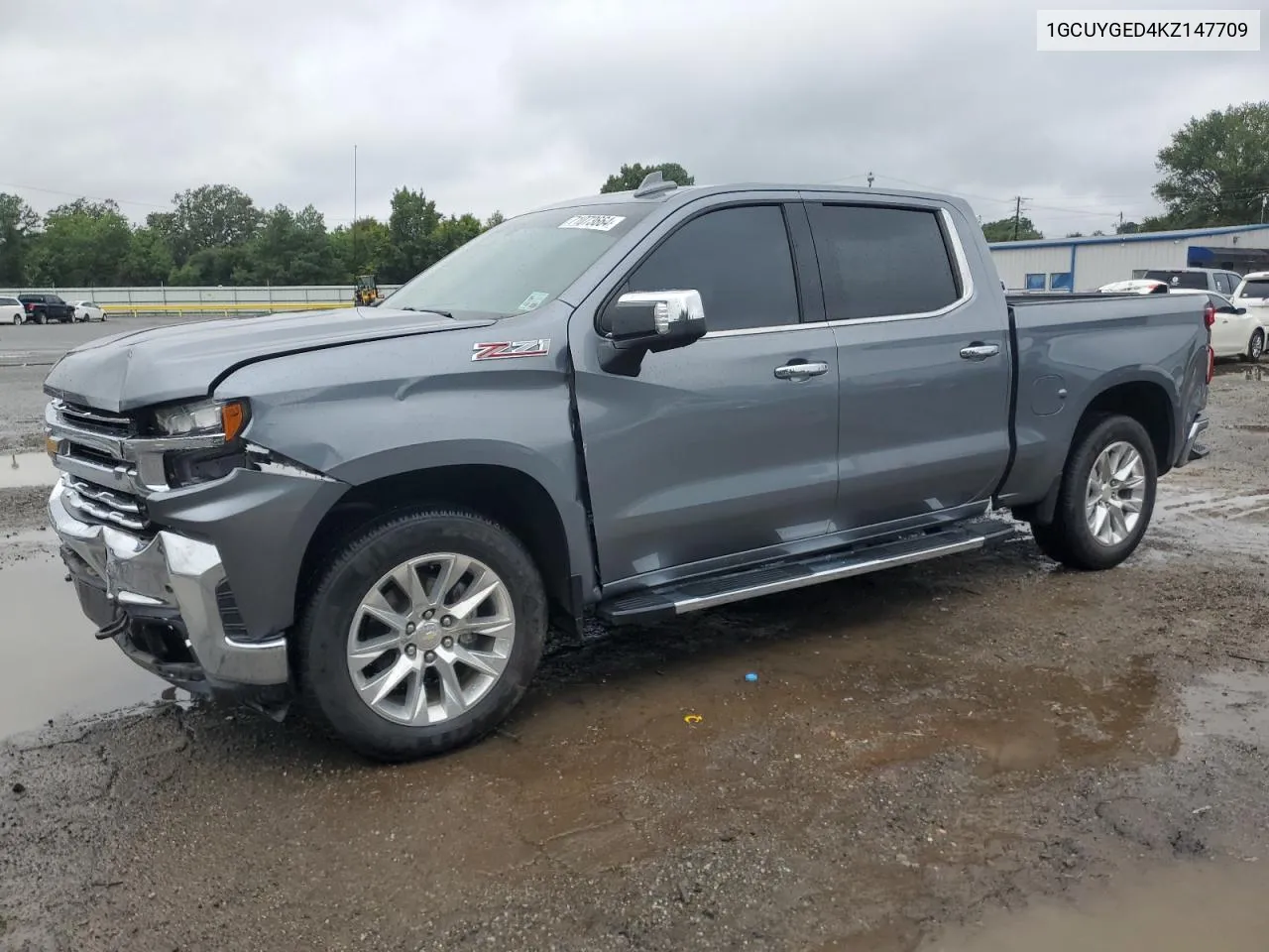 2019 Chevrolet Silverado K1500 Ltz VIN: 1GCUYGED4KZ147709 Lot: 71073664