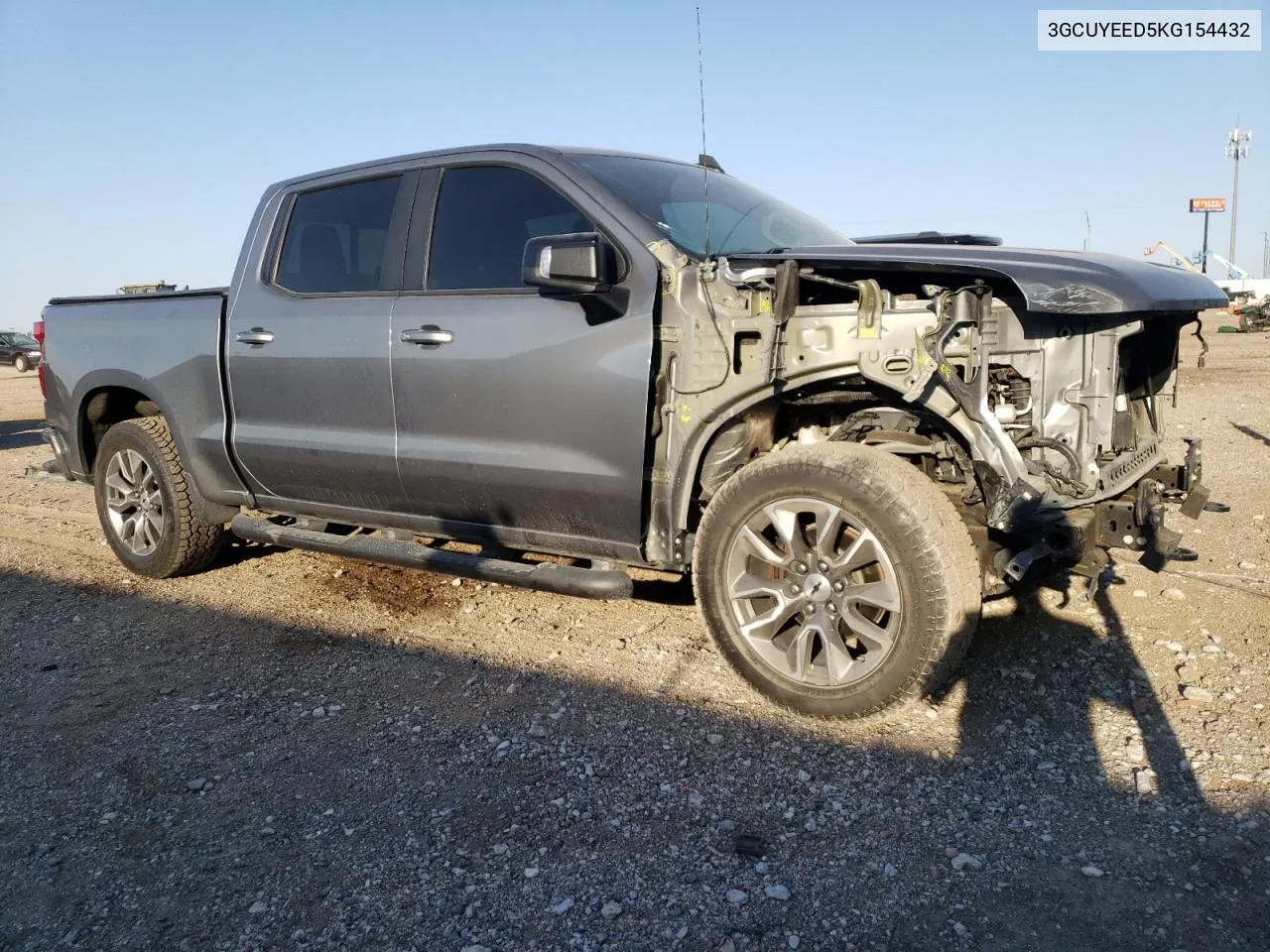 2019 Chevrolet Silverado K1500 Rst VIN: 3GCUYEED5KG154432 Lot: 71471584