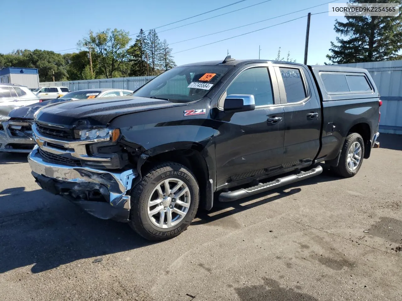 2019 Chevrolet Silverado K1500 Lt VIN: 1GCRYDED9KZ254565 Lot: 71745584