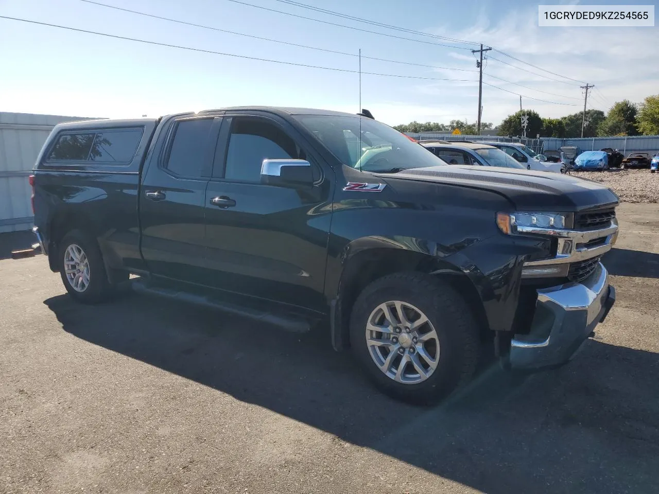 2019 Chevrolet Silverado K1500 Lt VIN: 1GCRYDED9KZ254565 Lot: 71745584