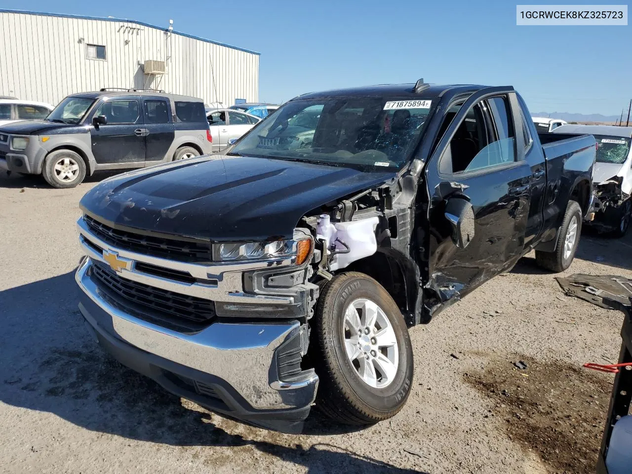 2019 Chevrolet Silverado C1500 Lt VIN: 1GCRWCEK8KZ325723 Lot: 71875894