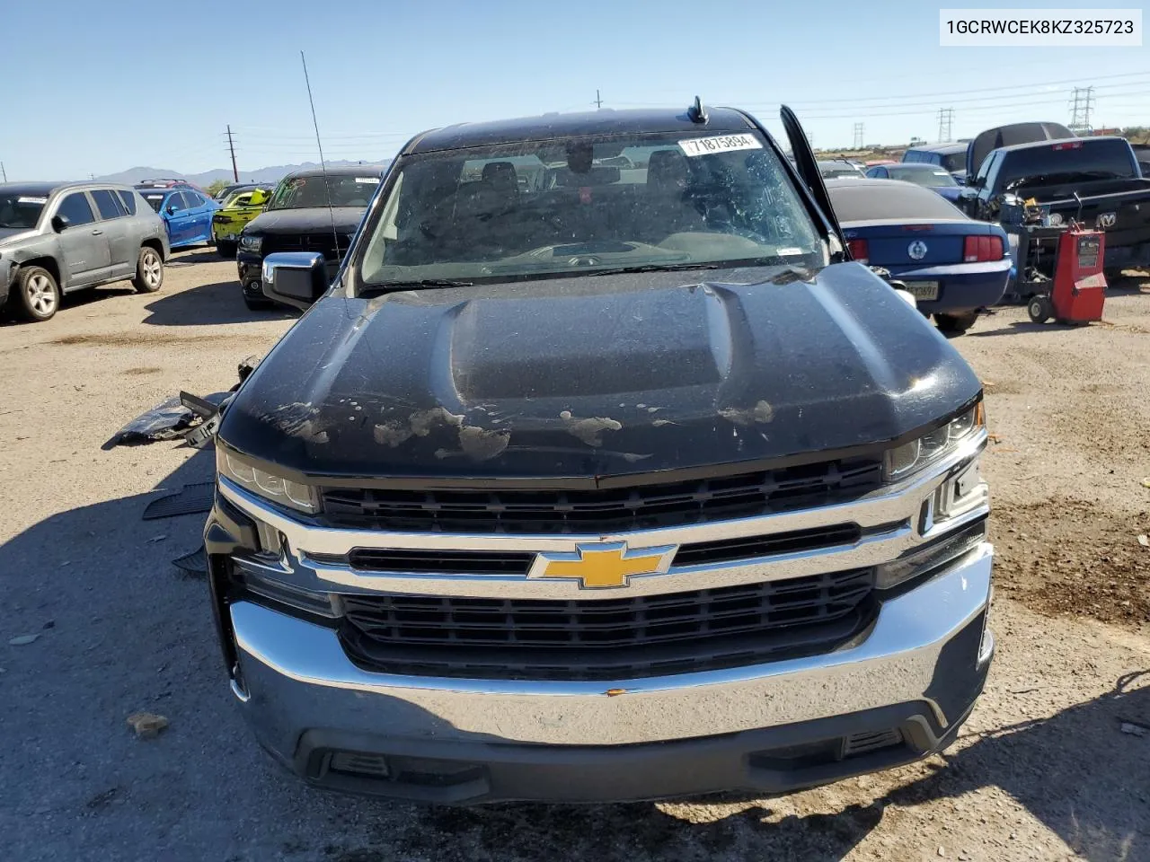 2019 Chevrolet Silverado C1500 Lt VIN: 1GCRWCEK8KZ325723 Lot: 71875894