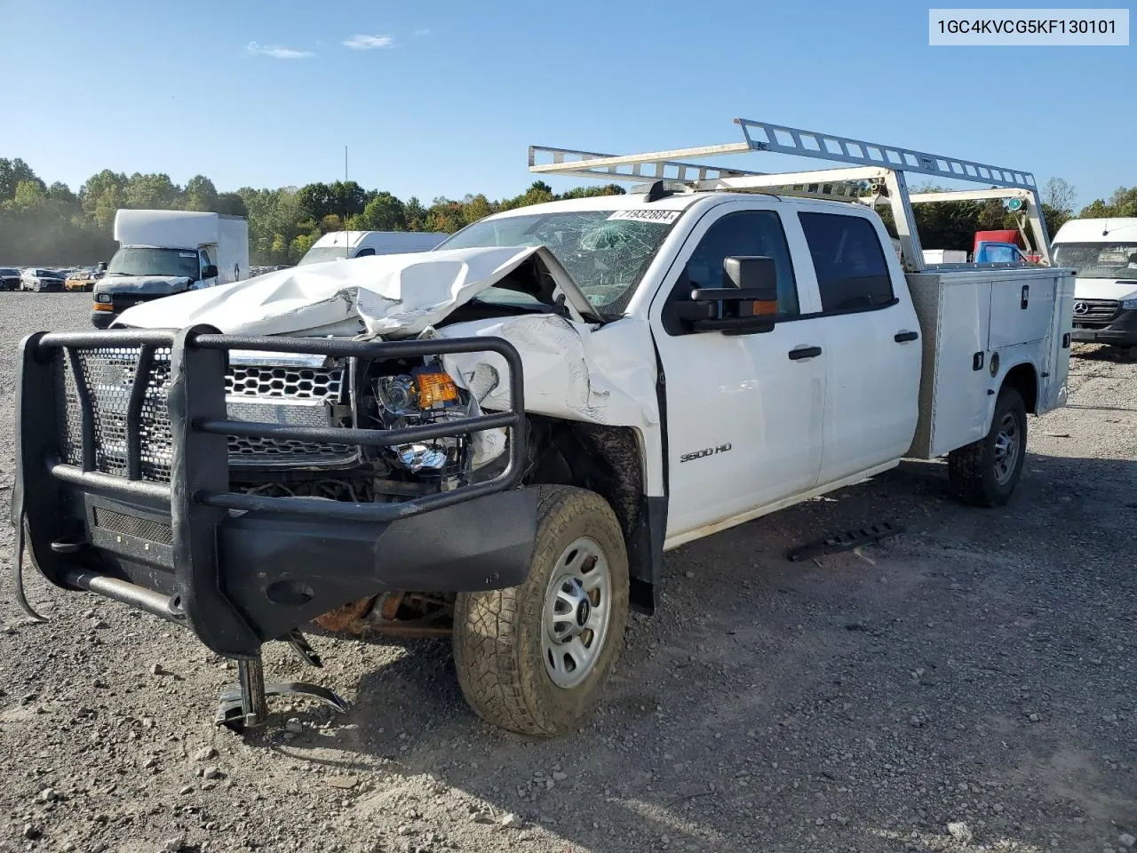 2019 Chevrolet Silverado K3500 VIN: 1GC4KVCG5KF130101 Lot: 71932884