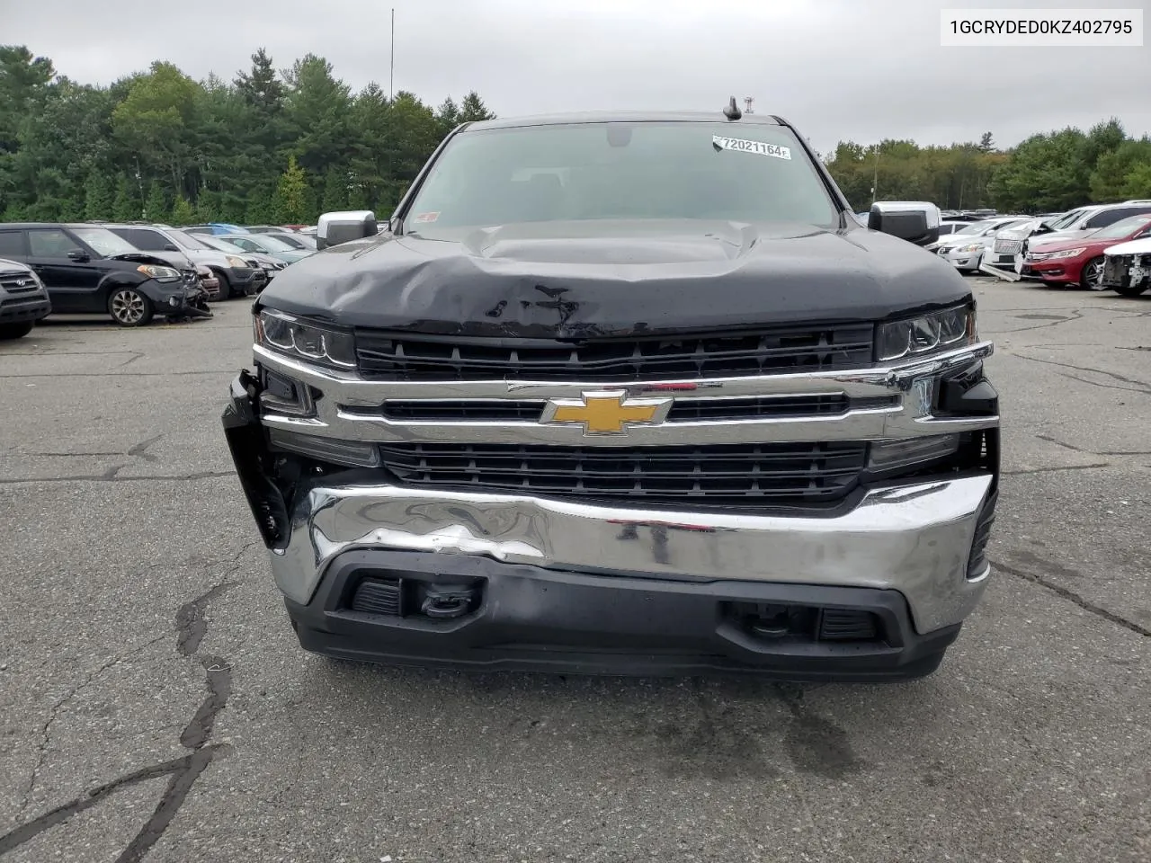 2019 Chevrolet Silverado K1500 Lt VIN: 1GCRYDED0KZ402795 Lot: 72021164