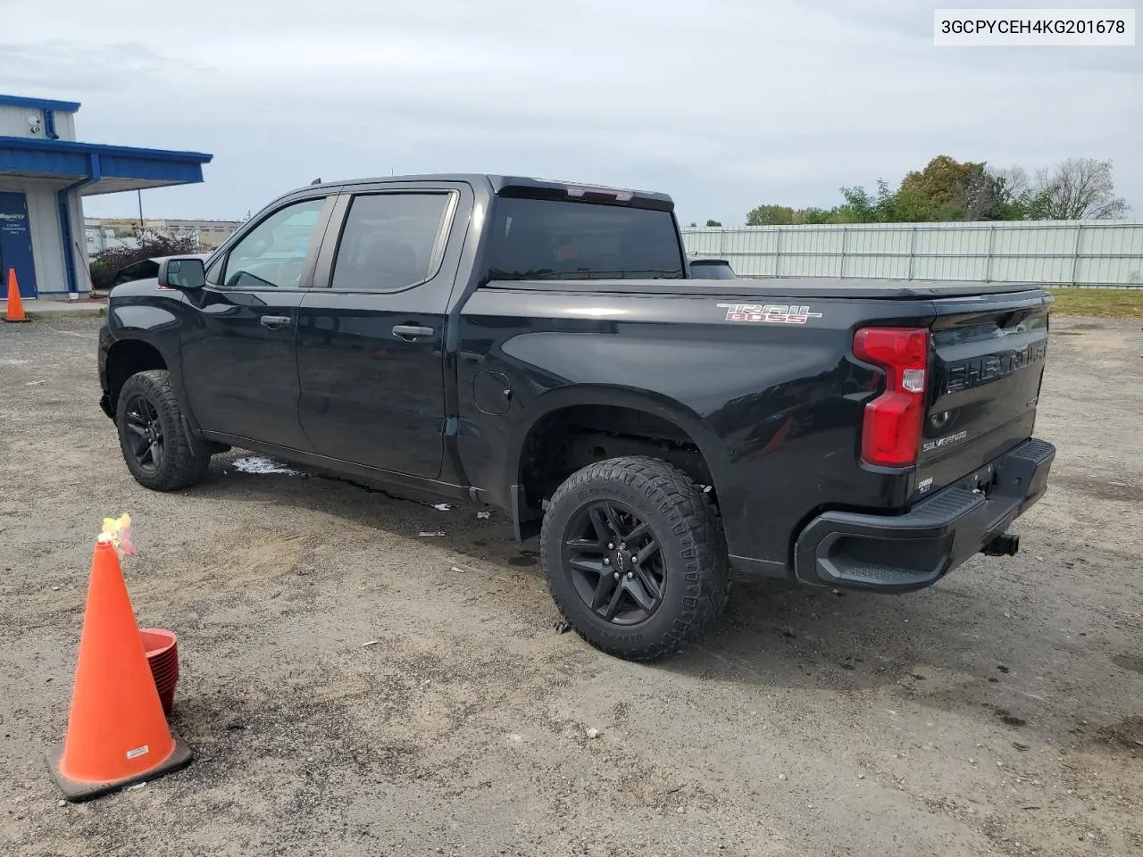 2019 Chevrolet Silverado K1500 Trail Boss Custom VIN: 3GCPYCEH4KG201678 Lot: 72026174