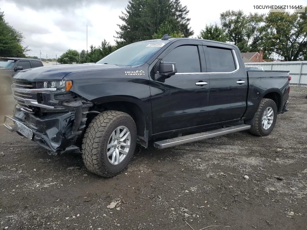 1GCUYHED6KZ116645 2019 Chevrolet Silverado K1500 High Country