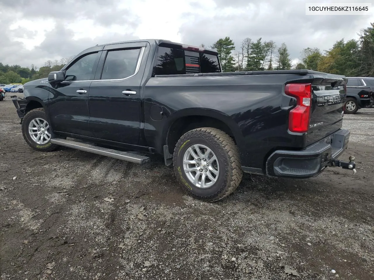 2019 Chevrolet Silverado K1500 High Country VIN: 1GCUYHED6KZ116645 Lot: 72080304