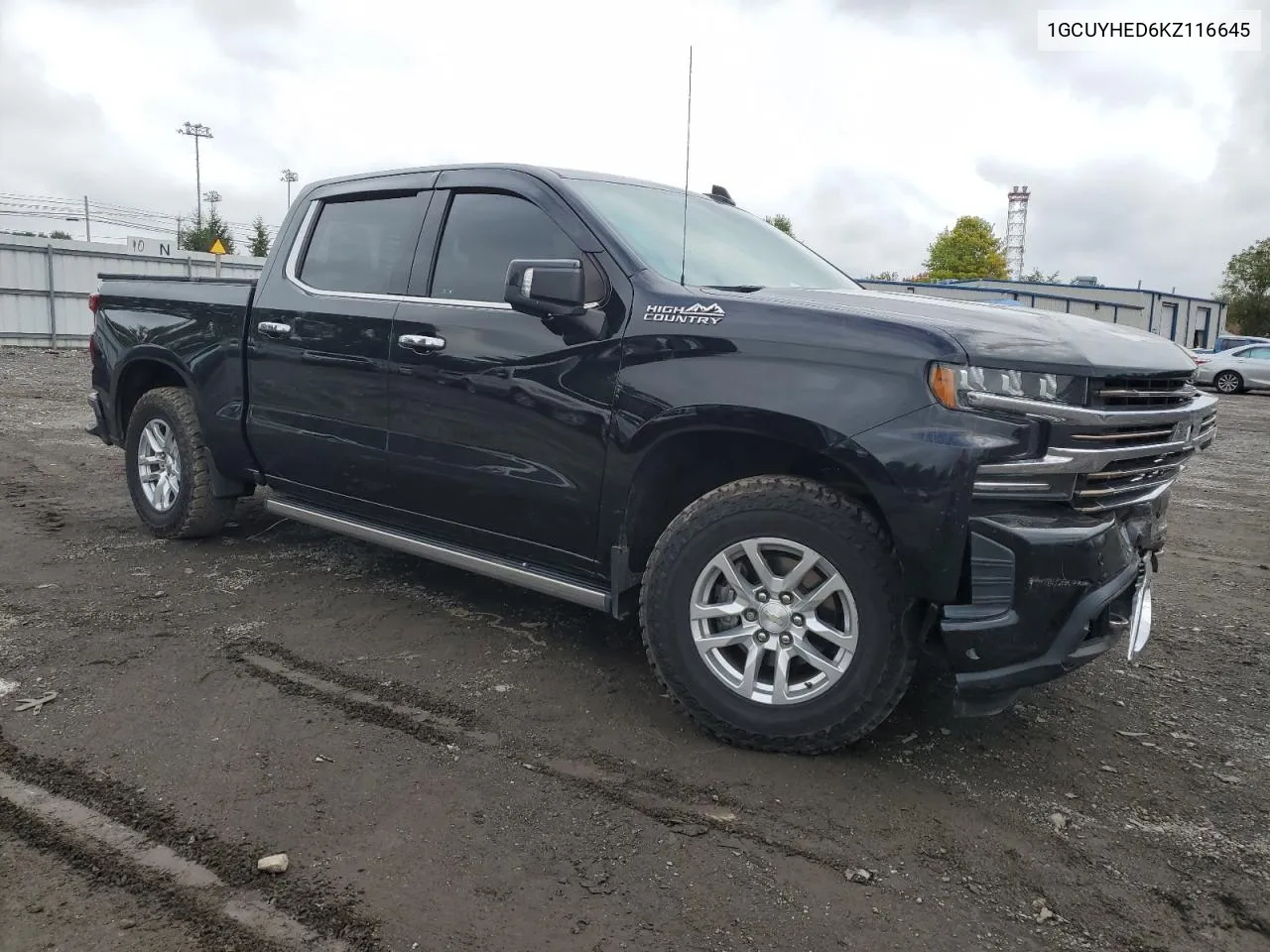 2019 Chevrolet Silverado K1500 High Country VIN: 1GCUYHED6KZ116645 Lot: 72080304