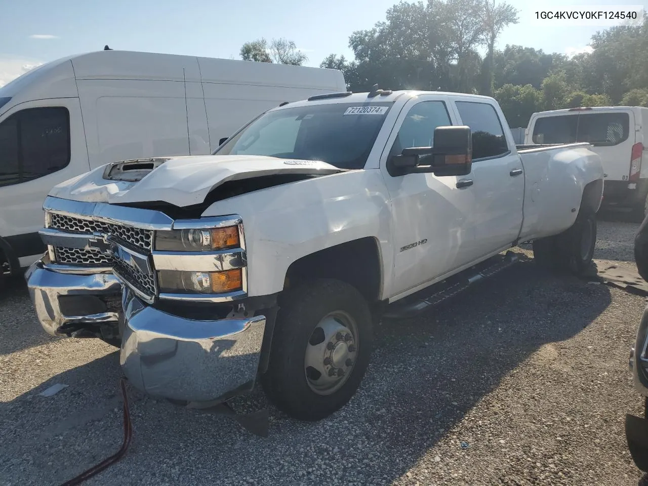 2019 Chevrolet Silverado K3500 VIN: 1GC4KVCY0KF124540 Lot: 72120374