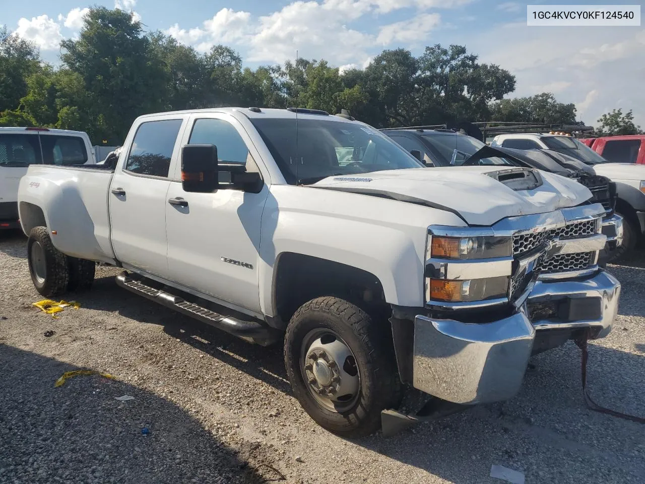 2019 Chevrolet Silverado K3500 VIN: 1GC4KVCY0KF124540 Lot: 72120374