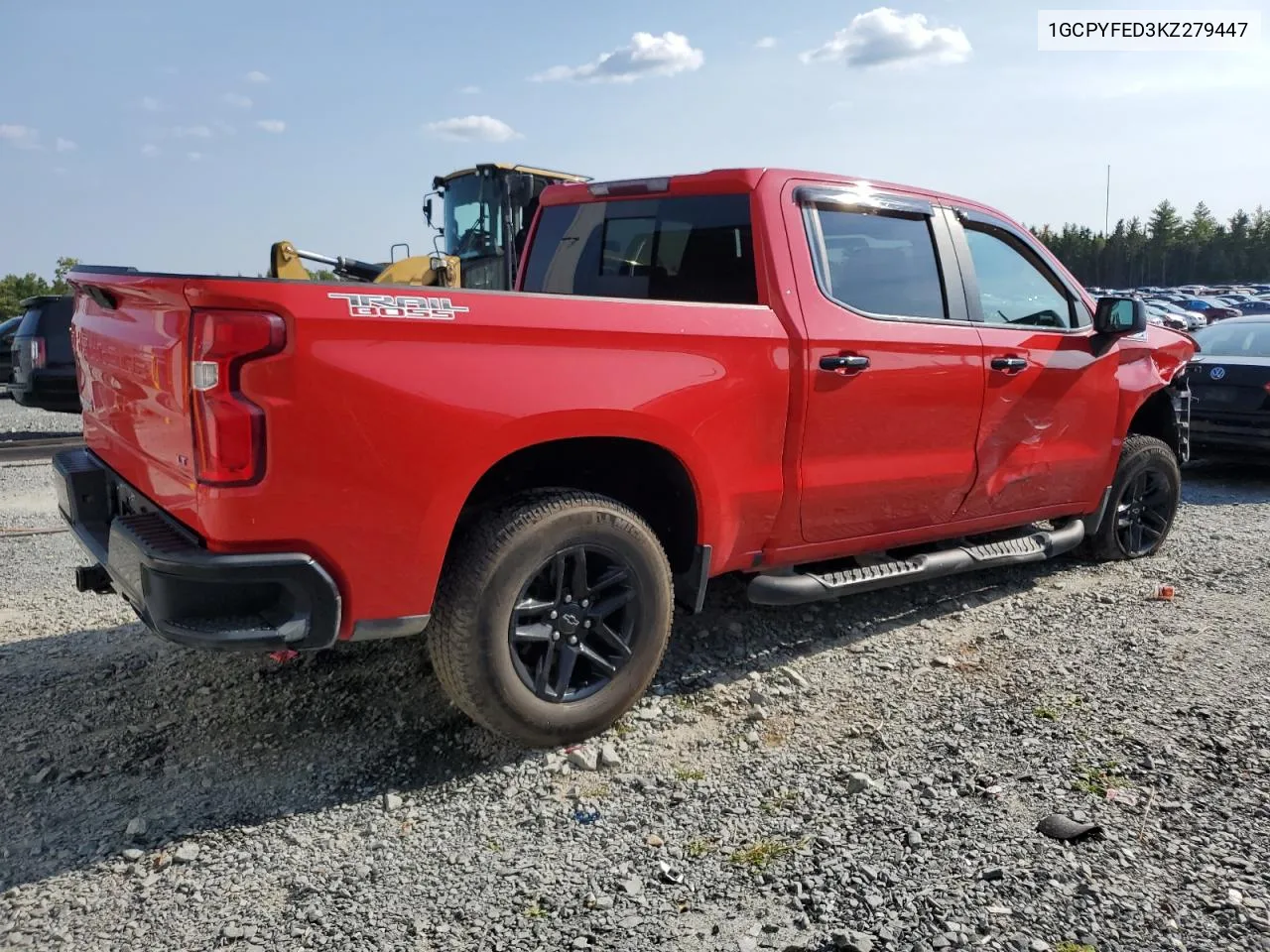 2019 Chevrolet Silverado K1500 Lt Trail Boss VIN: 1GCPYFED3KZ279447 Lot: 72141434