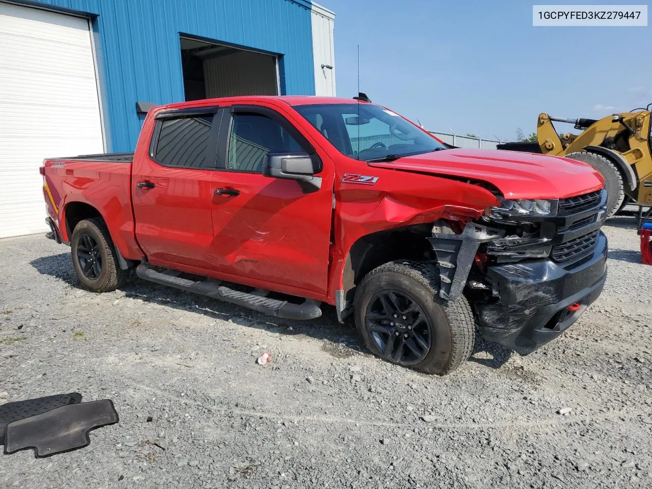 2019 Chevrolet Silverado K1500 Lt Trail Boss VIN: 1GCPYFED3KZ279447 Lot: 72141434