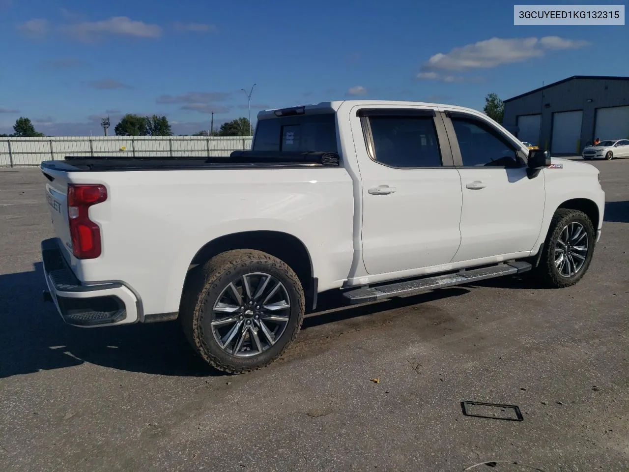 2019 Chevrolet Silverado K1500 Rst VIN: 3GCUYEED1KG132315 Lot: 72149754