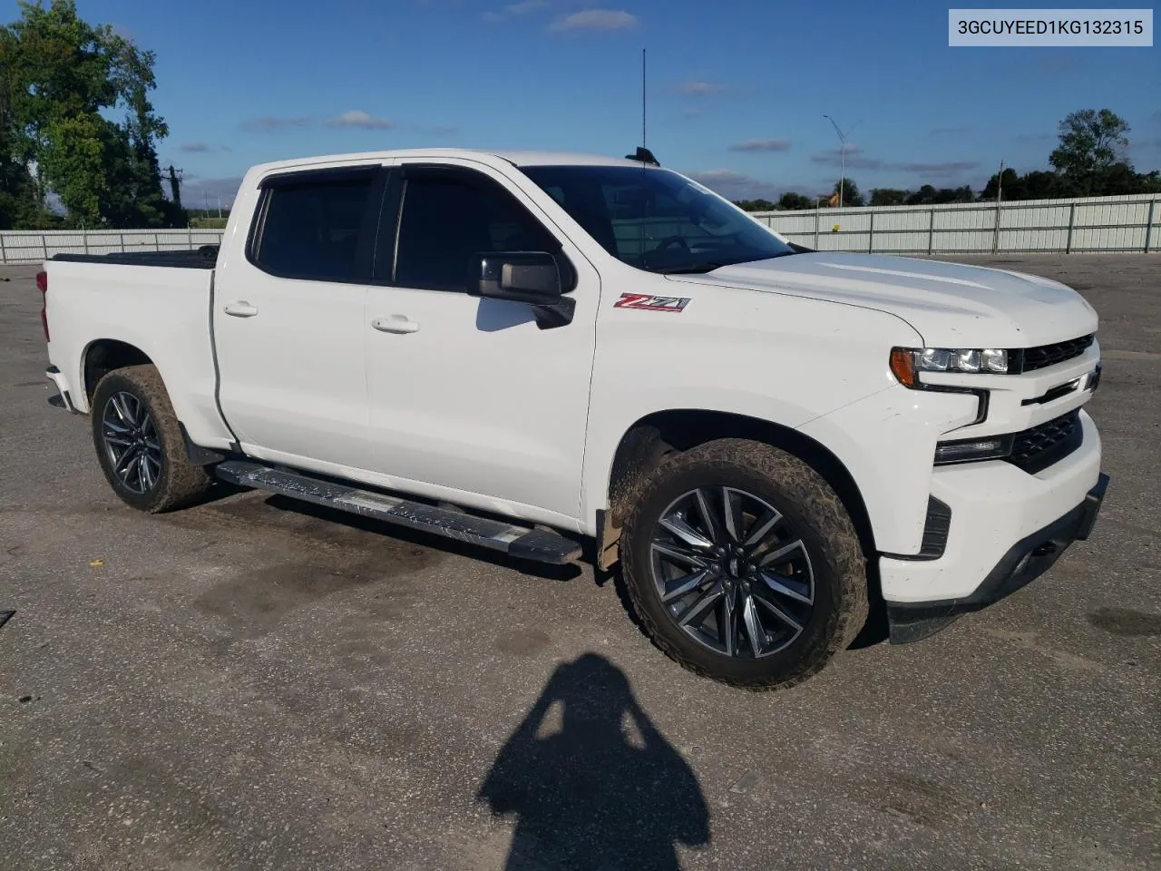 2019 Chevrolet Silverado K1500 Rst VIN: 3GCUYEED1KG132315 Lot: 72149754