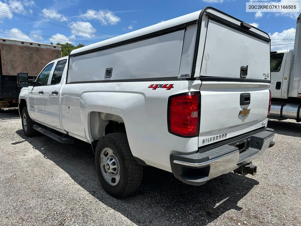 2019 Chevrolet Silverado K2500 Heavy Duty VIN: 2GC2KREG7K1166505 Lot: 72230324