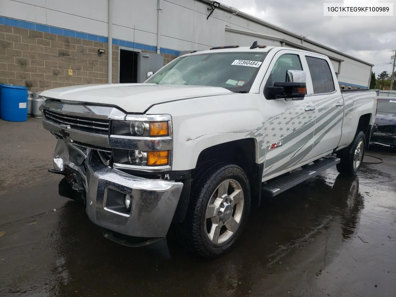 2019 Chevrolet Silverado K2500 Heavy Duty Ltz VIN: 1GC1KTEG9KF100989 Lot: 72360484