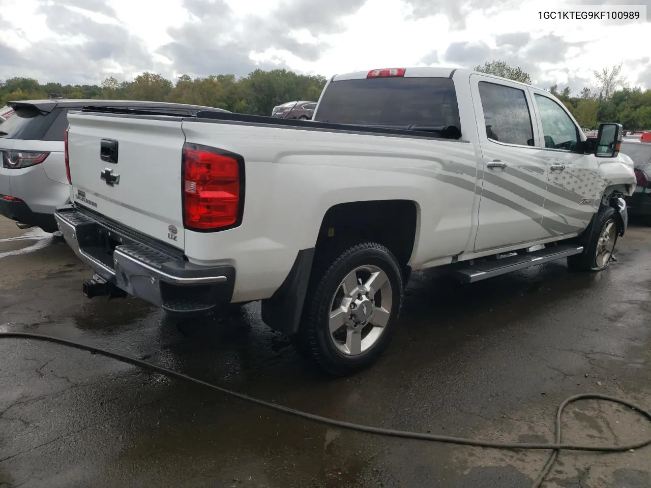 2019 Chevrolet Silverado K2500 Heavy Duty Ltz VIN: 1GC1KTEG9KF100989 Lot: 72360484