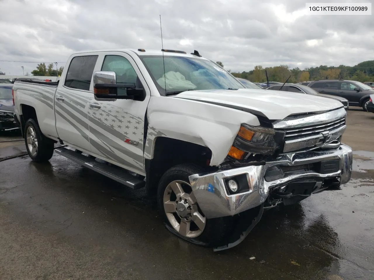 2019 Chevrolet Silverado K2500 Heavy Duty Ltz VIN: 1GC1KTEG9KF100989 Lot: 72360484