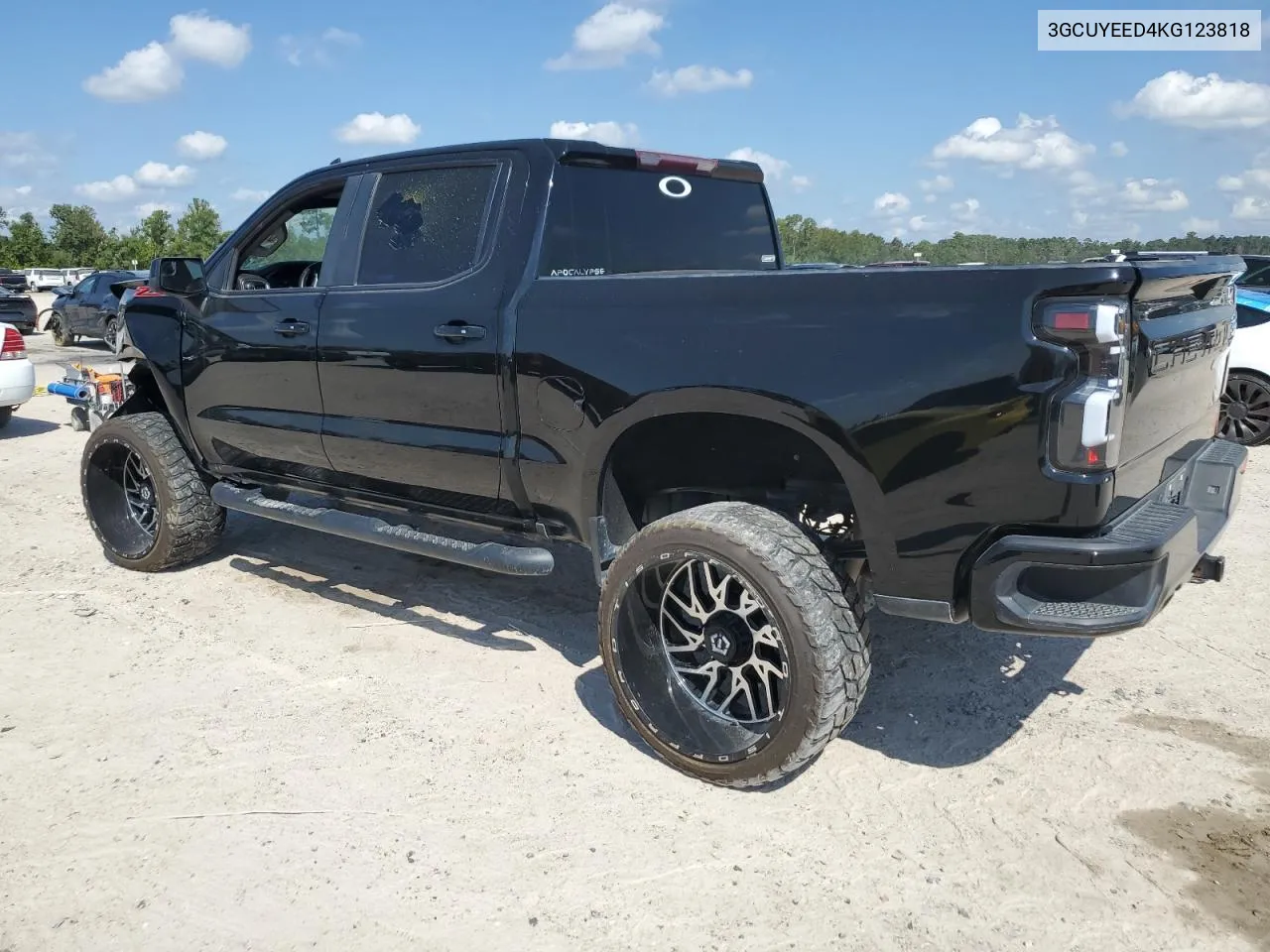 2019 Chevrolet Silverado K1500 Rst VIN: 3GCUYEED4KG123818 Lot: 72376834