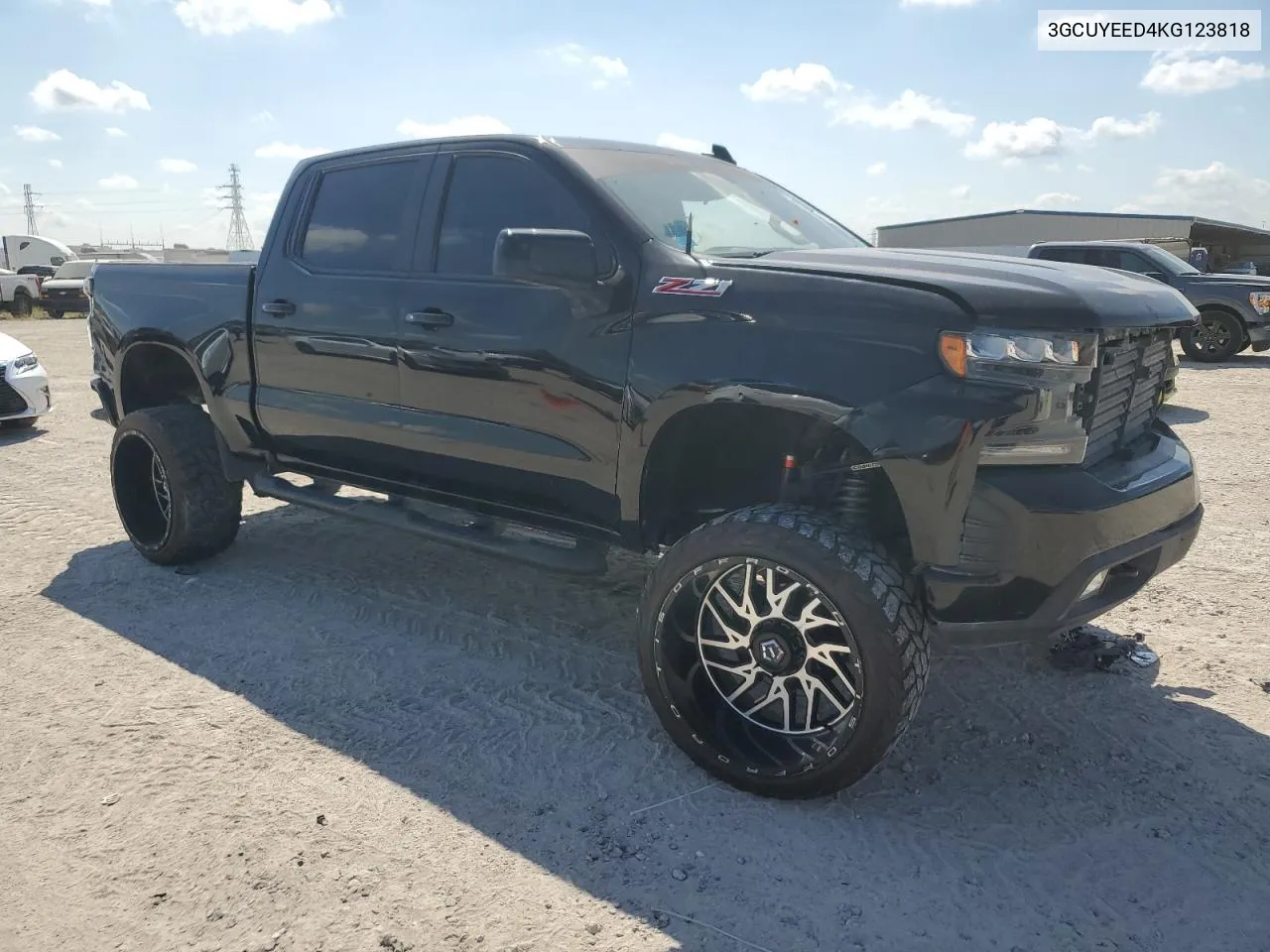 2019 Chevrolet Silverado K1500 Rst VIN: 3GCUYEED4KG123818 Lot: 72376834