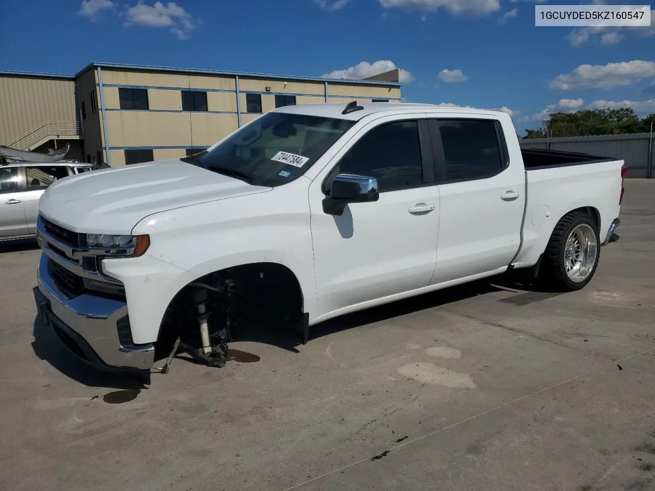 2019 Chevrolet Silverado K1500 Lt VIN: 1GCUYDED5KZ160547 Lot: 72447584