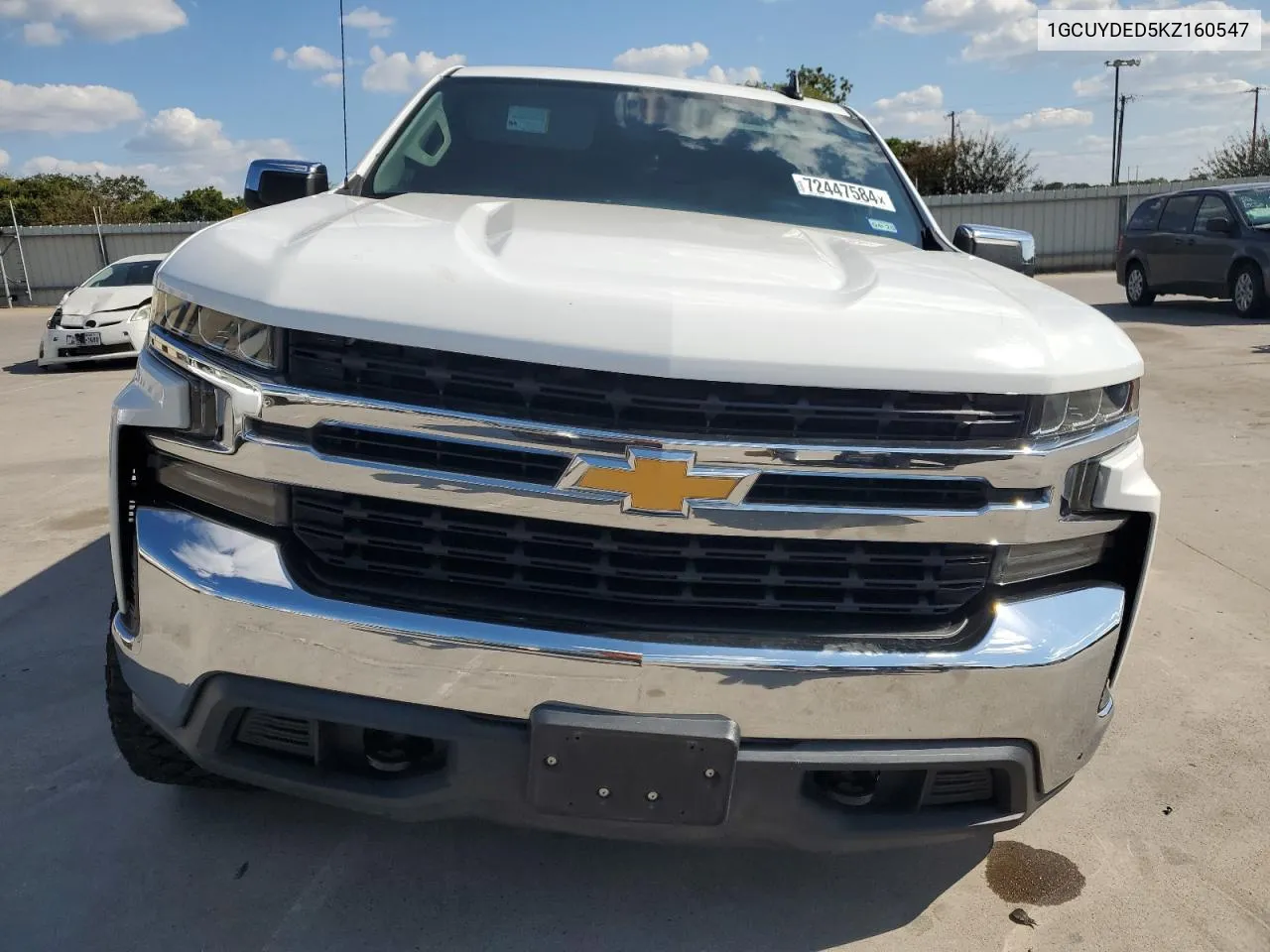 2019 Chevrolet Silverado K1500 Lt VIN: 1GCUYDED5KZ160547 Lot: 72447584