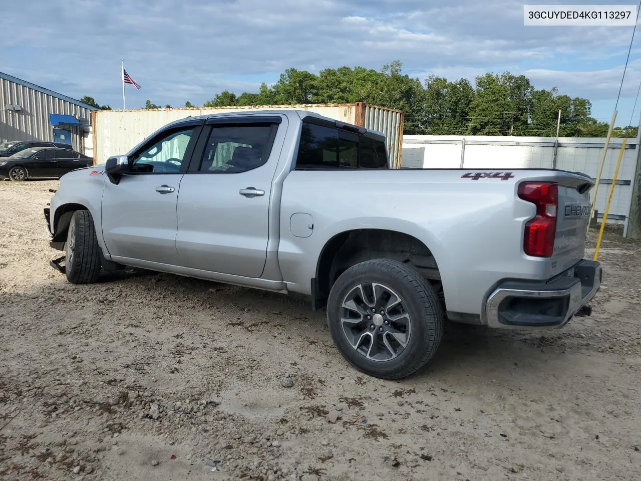 2019 Chevrolet Silverado K1500 Lt VIN: 3GCUYDED4KG113297 Lot: 72481794