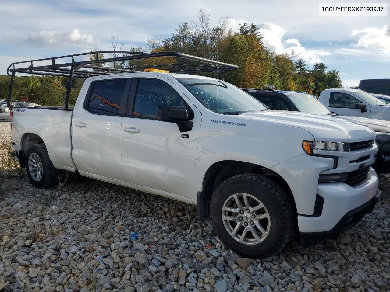 2019 Chevrolet Silverado K1500 Rst VIN: 1GCUYEEDXKZ193937 Lot: 72549134