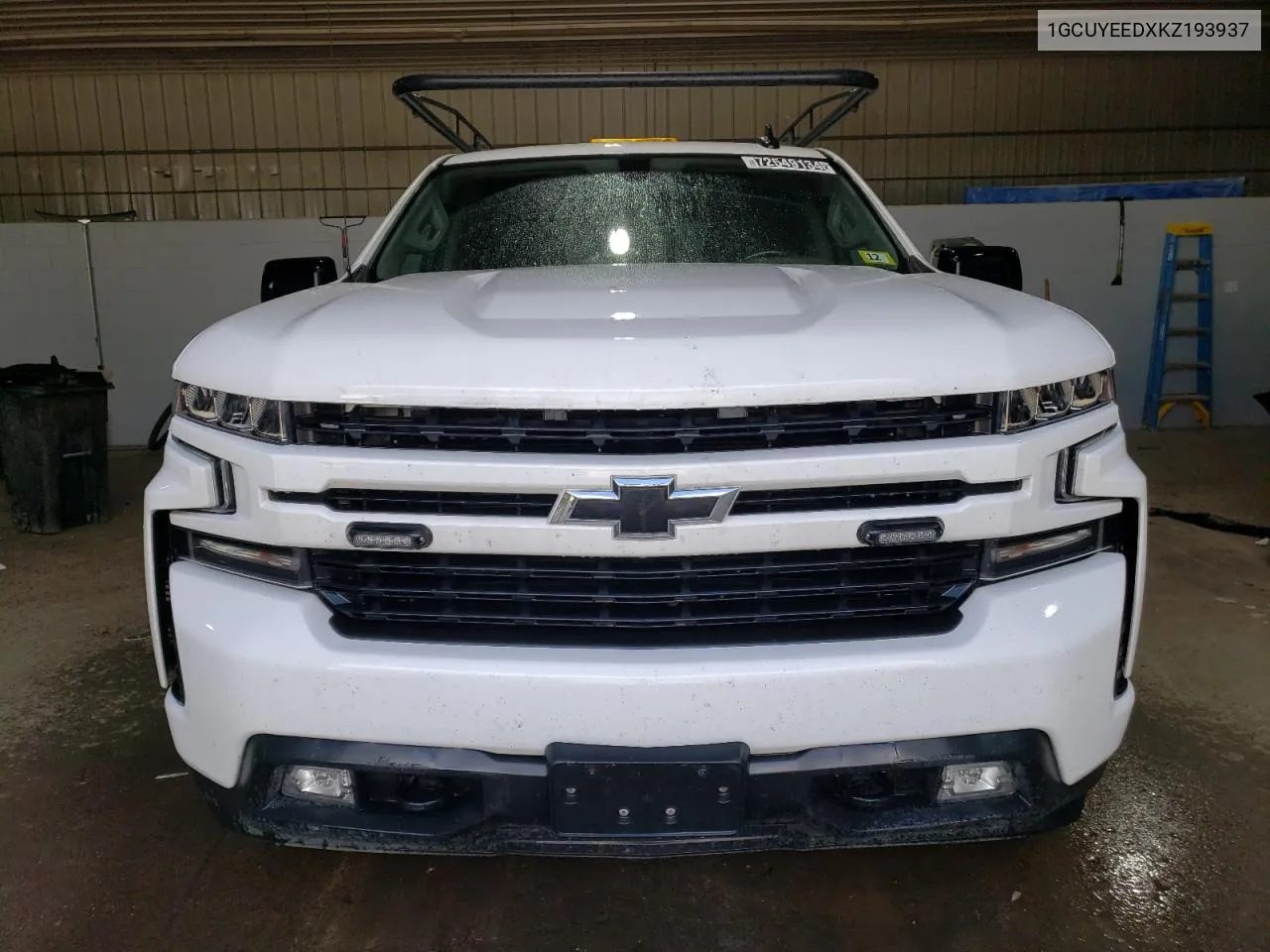 2019 Chevrolet Silverado K1500 Rst VIN: 1GCUYEEDXKZ193937 Lot: 72549134