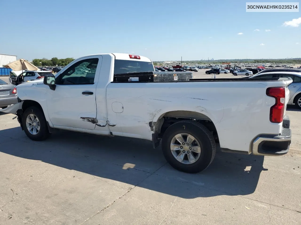 2019 Chevrolet Silverado C1500 VIN: 3GCNWAEH9KG235214 Lot: 72647664