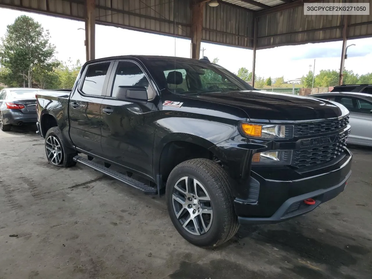 2019 Chevrolet Silverado K1500 Trail Boss Custom VIN: 3GCPYCEF2KG271050 Lot: 72752334