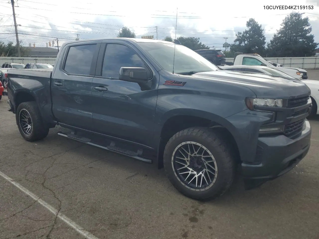 2019 Chevrolet Silverado K1500 Rst VIN: 1GCUYEED4KZ159153 Lot: 72768834