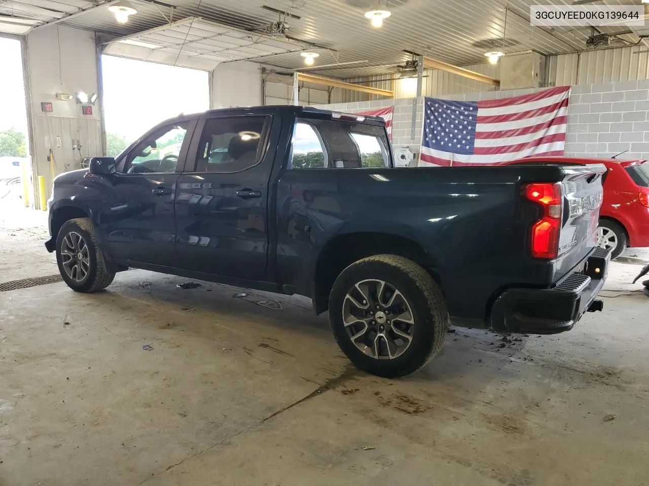 2019 Chevrolet Silverado K1500 Rst VIN: 3GCUYEED0KG139644 Lot: 72774984