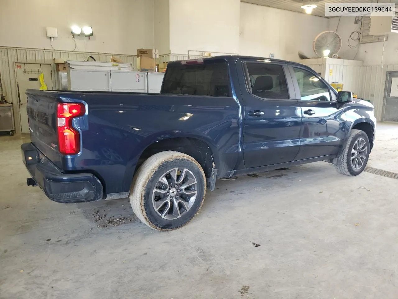 2019 Chevrolet Silverado K1500 Rst VIN: 3GCUYEED0KG139644 Lot: 72774984