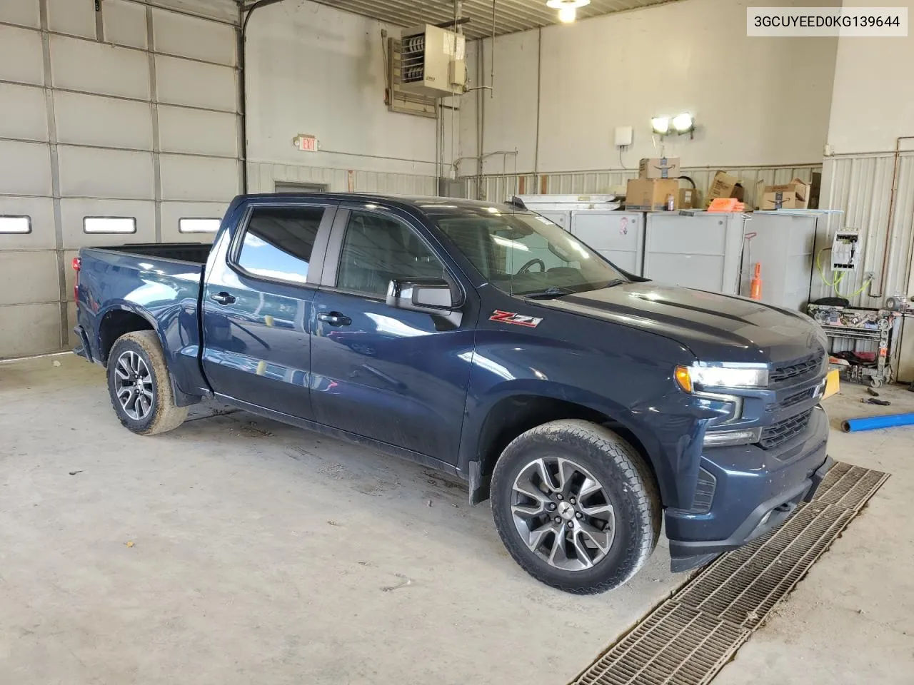 2019 Chevrolet Silverado K1500 Rst VIN: 3GCUYEED0KG139644 Lot: 72774984