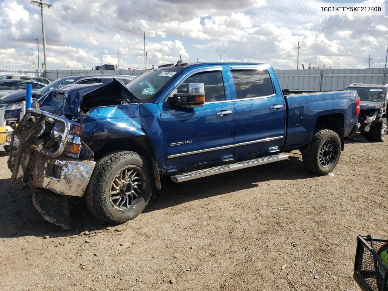 2019 Chevrolet Silverado K2500 Heavy Duty Ltz VIN: 1GC1KTEY5KF217400 Lot: 72798234