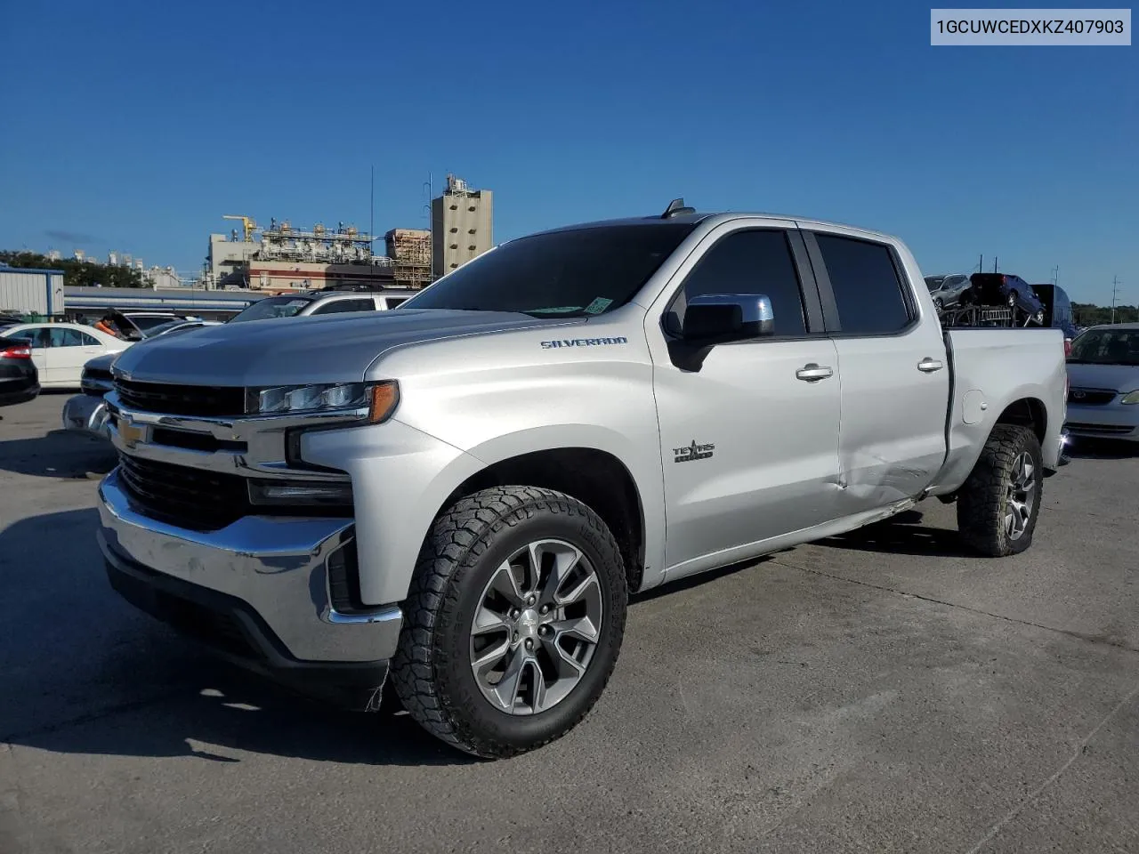 2019 Chevrolet Silverado C1500 Lt VIN: 1GCUWCEDXKZ407903 Lot: 72807174