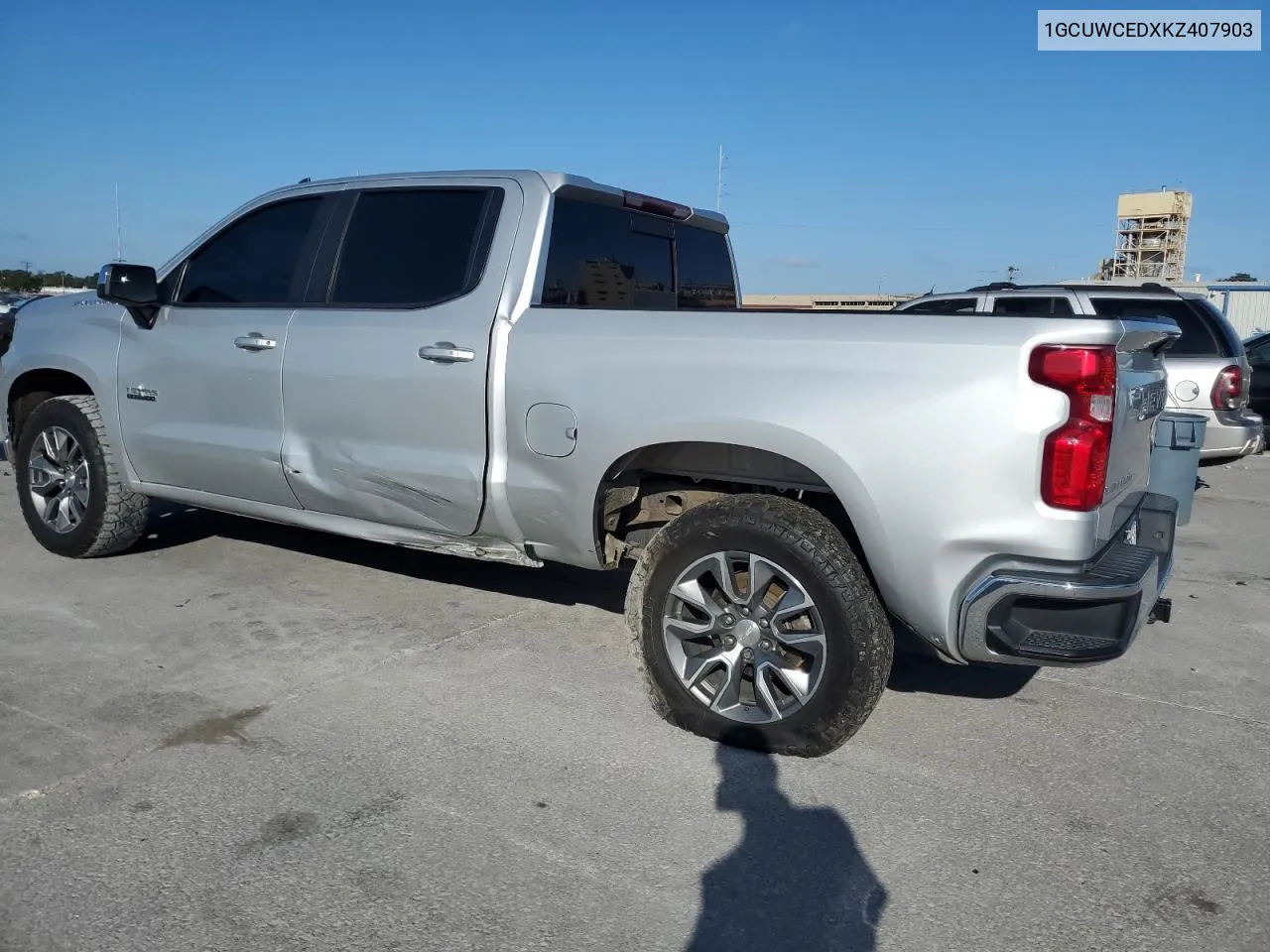 2019 Chevrolet Silverado C1500 Lt VIN: 1GCUWCEDXKZ407903 Lot: 72807174