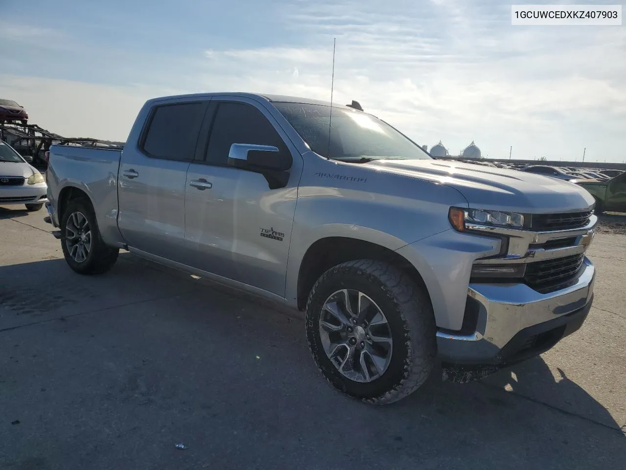 2019 Chevrolet Silverado C1500 Lt VIN: 1GCUWCEDXKZ407903 Lot: 72807174