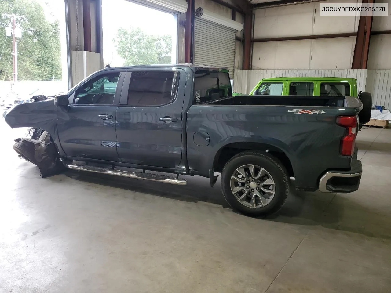 2019 Chevrolet Silverado K1500 Lt VIN: 3GCUYDEDXKG286578 Lot: 72919434