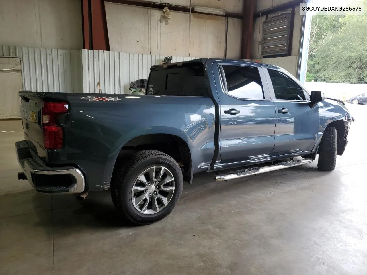 2019 Chevrolet Silverado K1500 Lt VIN: 3GCUYDEDXKG286578 Lot: 72919434