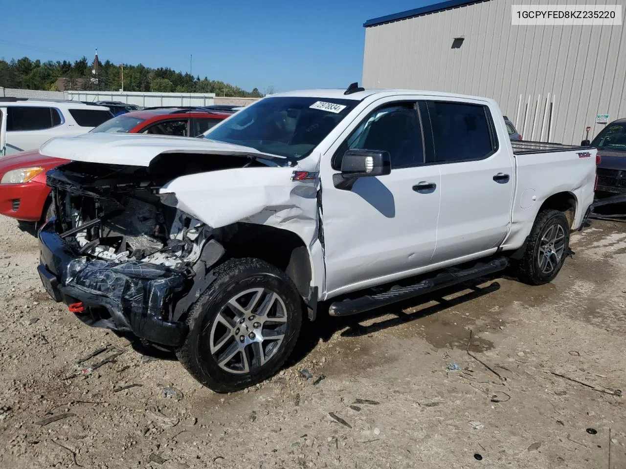 2019 Chevrolet Silverado K1500 Lt Trail Boss VIN: 1GCPYFED8KZ235220 Lot: 72978834