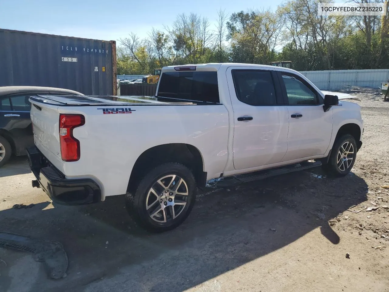 2019 Chevrolet Silverado K1500 Lt Trail Boss VIN: 1GCPYFED8KZ235220 Lot: 72978834