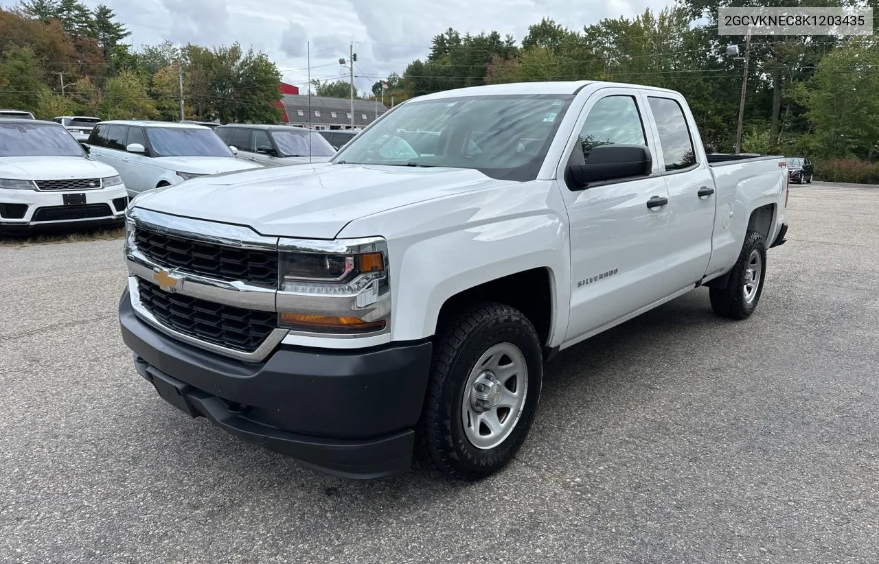 2019 Chevrolet Silverado Ld K1500 Base/Ls VIN: 2GCVKNEC8K1203435 Lot: 73022294