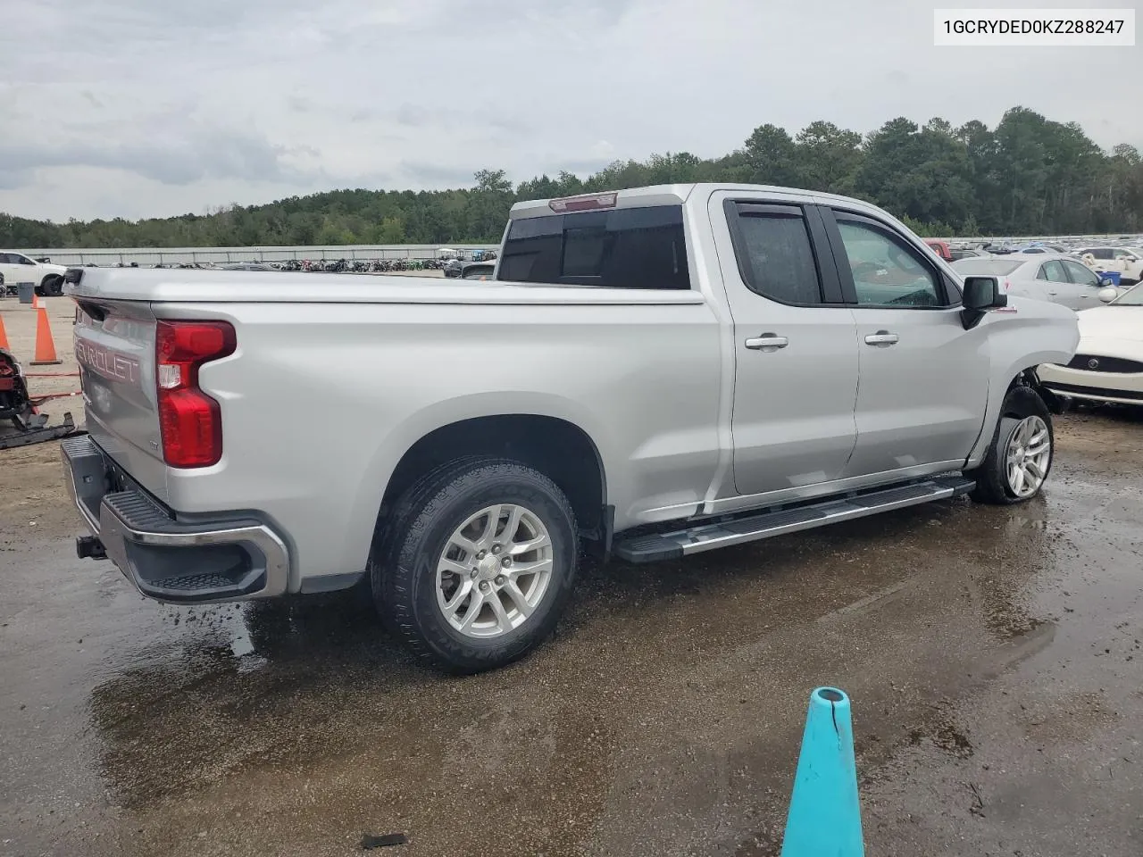 2019 Chevrolet Silverado K1500 Lt VIN: 1GCRYDED0KZ288247 Lot: 73135464