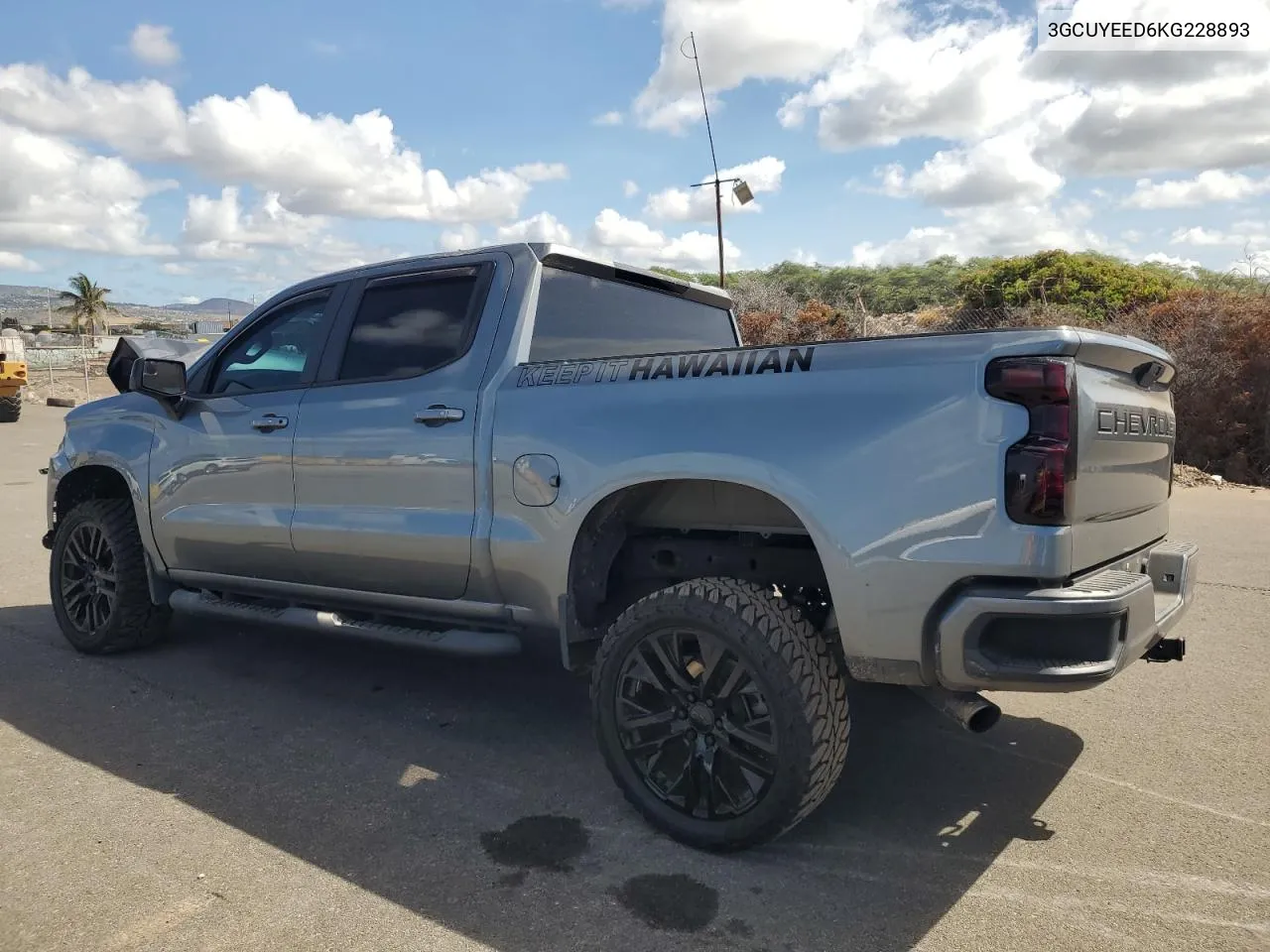 2019 Chevrolet Silverado K1500 Rst VIN: 3GCUYEED6KG228893 Lot: 73188674