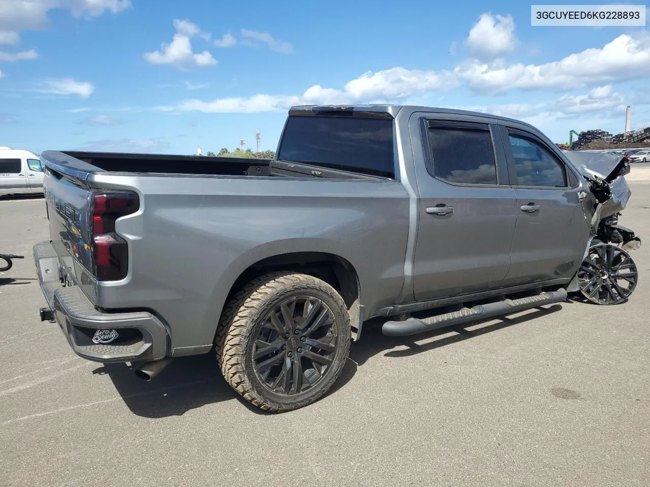 2019 Chevrolet Silverado K1500 Rst VIN: 3GCUYEED6KG228893 Lot: 73188674