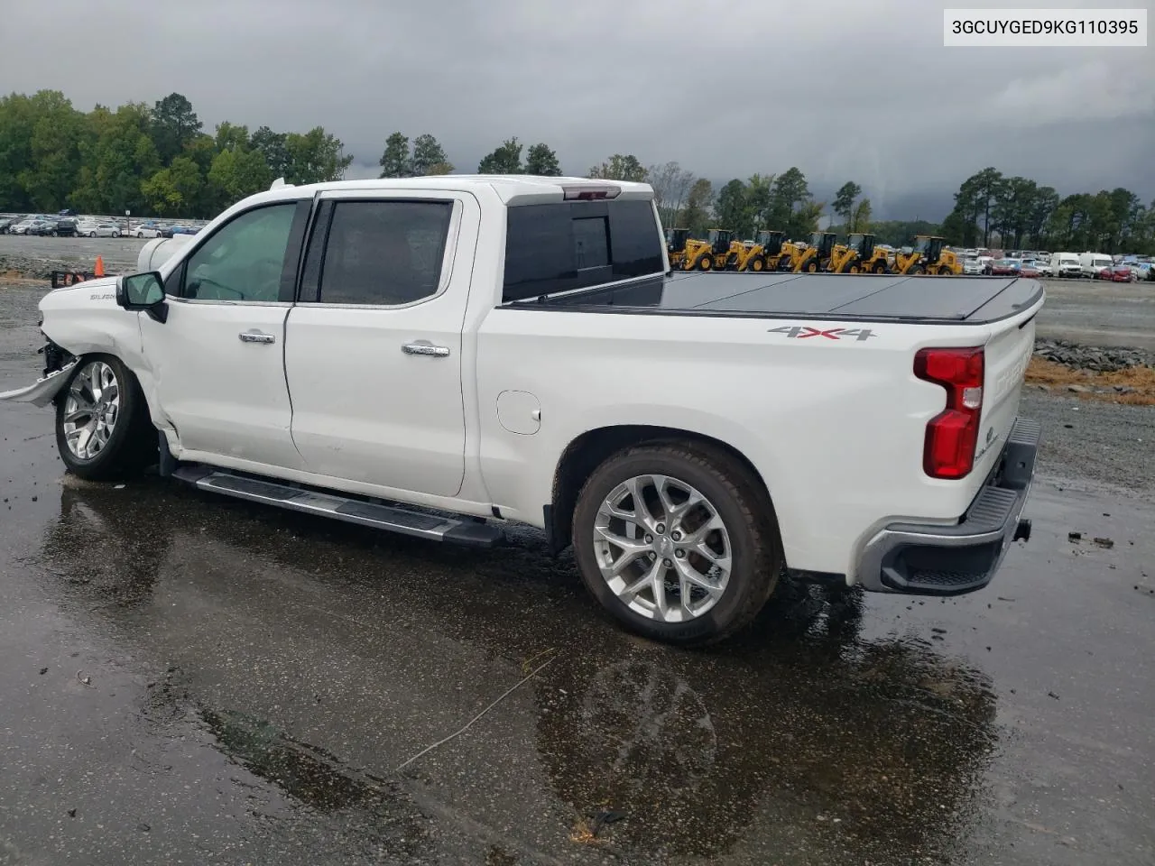 3GCUYGED9KG110395 2019 Chevrolet Silverado K1500 Ltz